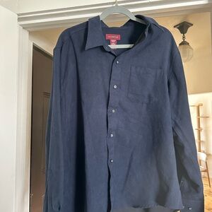 Covington Men's Deep Blue Casual Shirt